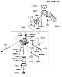 Page B Diagram and Parts List for FR651V AS00 Kawasaki Engine