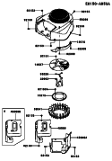 Page D Diagram and Parts List for FR691V AS04 Kawasaki Engine
