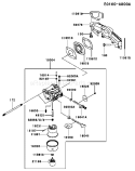 Page B Diagram and Parts List for FS730V AS00 Kawasaki Engine