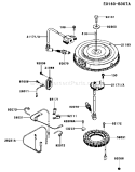 Page F Diagram and Parts List for FS730V AS00 Kawasaki Engine