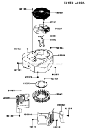 Page D Diagram and Parts List for FX691V AS00 Kawasaki Engine