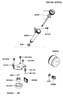 Page H Diagram and Parts List for FX691V AS00 Kawasaki Engine