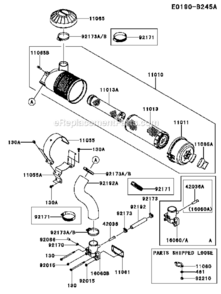 Page C Diagram and Parts List for FX730V-BS05-R  Kawasaki Engine