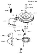 Page F Diagram and Parts List for FX751V AS06 Kawasaki Engine