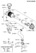 Page A Diagram and Parts List for FX801V AS00 Kawasaki Engine