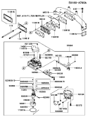Page B Diagram and Parts List for FX801V AS00 Kawasaki Engine