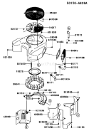 Page D Diagram and Parts List for FX751V AS06 Kawasaki Engine