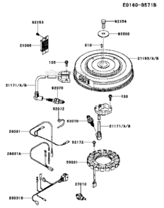 Part Location Diagram of 27010-0818 Kawasaki Switch