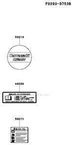 Page R Diagram and Parts List for FX850V-BS12  Kawasaki Engine
