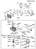 Page B Diagram and Parts List for FX921V AS00 Kawasaki Engine