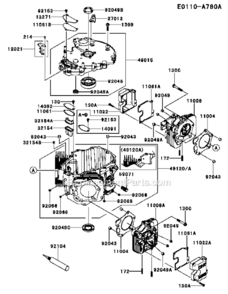 Part Location Diagram of 92045-0712 Kawasaki Bearing-ball