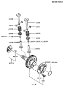 Page J Diagram and Parts List for FZ340D CS06 Kawasaki Engine