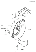 Page D Diagram and Parts List for FZ340D CS06 Kawasaki Engine