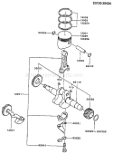 Page H Diagram and Parts List for FZ340D CS06 Kawasaki Engine