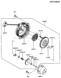 Part Location Diagram of 92081-2002 Kawasaki Spring