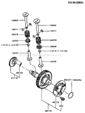 Page L Diagram and Parts List for FZ340D FS02 Kawasaki Engine