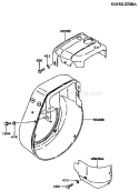 Page D Diagram and Parts List for FZ340D FS02 Kawasaki Engine