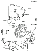 Part Location Diagram of 21119-2071 Kawasaki Igniter