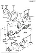 Part Location Diagram of 14083-2002 Kawasaki Cover-Flywheel
