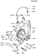 Part Location Diagram of 92070-2053 Kawasaki Plug-Spark