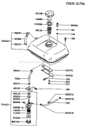 Part Location Diagram of 14043-2002 Kawasaki Filter