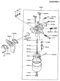 Page B Diagram and Parts List for FZ340G CS00 Kawasaki Engine