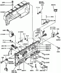 Contorl-Panel Diagram and Parts List for GA2300A-S00  Kawasaki Generator