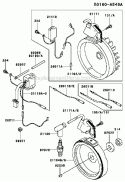 Part Location Diagram of 130B0520 Kawasaki Bolt-Flanged