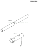 Page A Diagram and Parts List for GD700A AS01 Kawasaki Generator