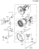 Page J Diagram and Parts List for GD700A AS01 Kawasaki Generator
