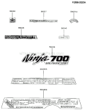 Page K Diagram and Parts List for GD700A AS01 Kawasaki Generator