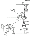 Page B Diagram and Parts List for GD700A AS01 Kawasaki Generator