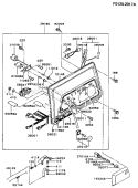 Page D Diagram and Parts List for GD700A AS01 Kawasaki Generator