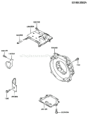 Page E Diagram and Parts List for GD700A AS01 Kawasaki Generator