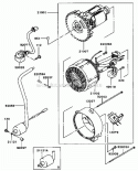 Page A Diagram and Parts List for GD700A BS01 Kawasaki Generator