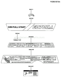 Page L Diagram and Parts List for GD700A BS01 Kawasaki Generator
