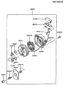 Page O Diagram and Parts List for GD700A BS01 Kawasaki Generator