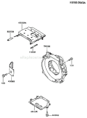Page F Diagram and Parts List for GD700A BS01 Kawasaki Generator
