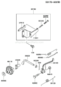 Page C Diagram and Parts List for GE2200A DS01 Kawasaki Generator