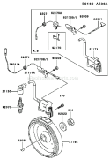 Page G Diagram and Parts List for GE2200A DS01 Kawasaki Generator