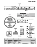 Page K Diagram and Parts List for GE2900A BS01 Kawasaki Generator