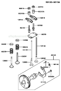 Page O Diagram and Parts List for GE2900A BS01 Kawasaki Generator