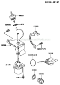Page L Diagram and Parts List for GE2900A CS01 Kawasaki Generator