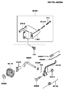 Page C Diagram and Parts List for GE2900A CS01 Kawasaki Generator
