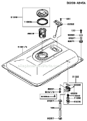 Page I Diagram and Parts List for GE2900A CS01 Kawasaki Generator