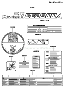 Page K Diagram and Parts List for GE2900A DS01 Kawasaki Generator