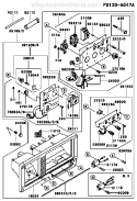 Page D Diagram and Parts List for GE2900A DS01 Kawasaki Generator