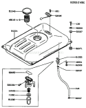Page J Diagram and Parts List for GE4000A AS00 Kawasaki Generator