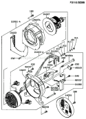 Part Location Diagram of 21003-2226 Kawasaki Stator