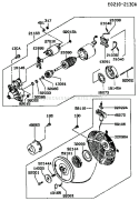 Page O Diagram and Parts List for GE4000A AS00 Kawasaki Generator